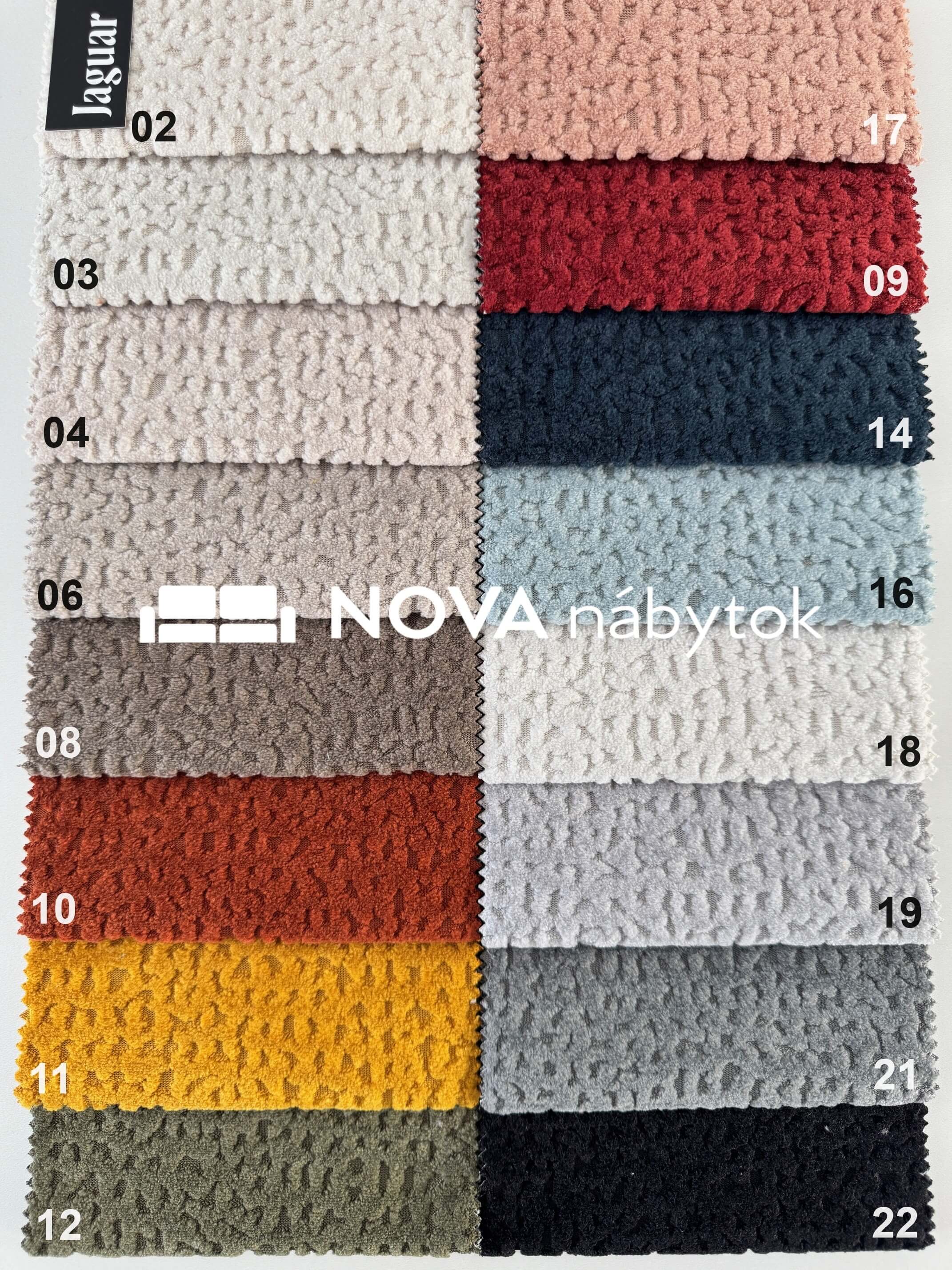 Jaguar potahová látka Nábytek NOVA